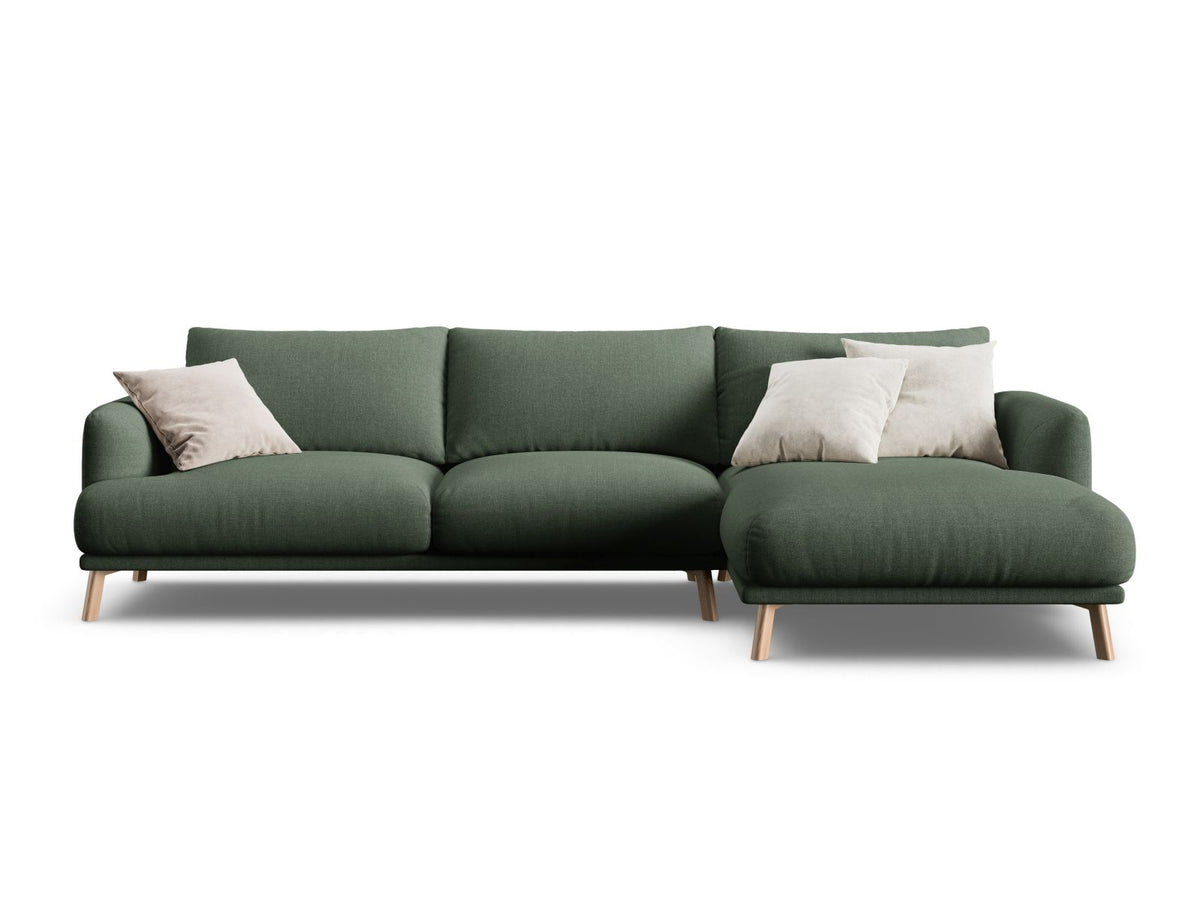 4-Sitzer Ecksofa rechts Naomi in Moss Green-Liberty präsentiert im Onlineshop von KAQTU Design AG. Ecksofa rechts ist von Micadoni