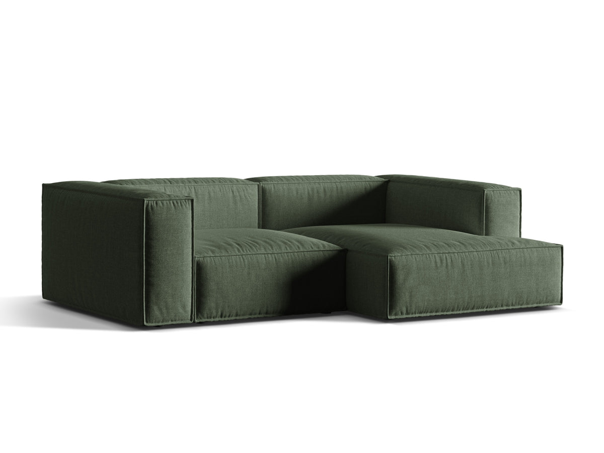 3-Sitzer Ecksofa rechts Nuria in Moss Green-Liberty präsentiert im Onlineshop von KAQTU Design AG. Ecksofa rechts ist von Micadoni