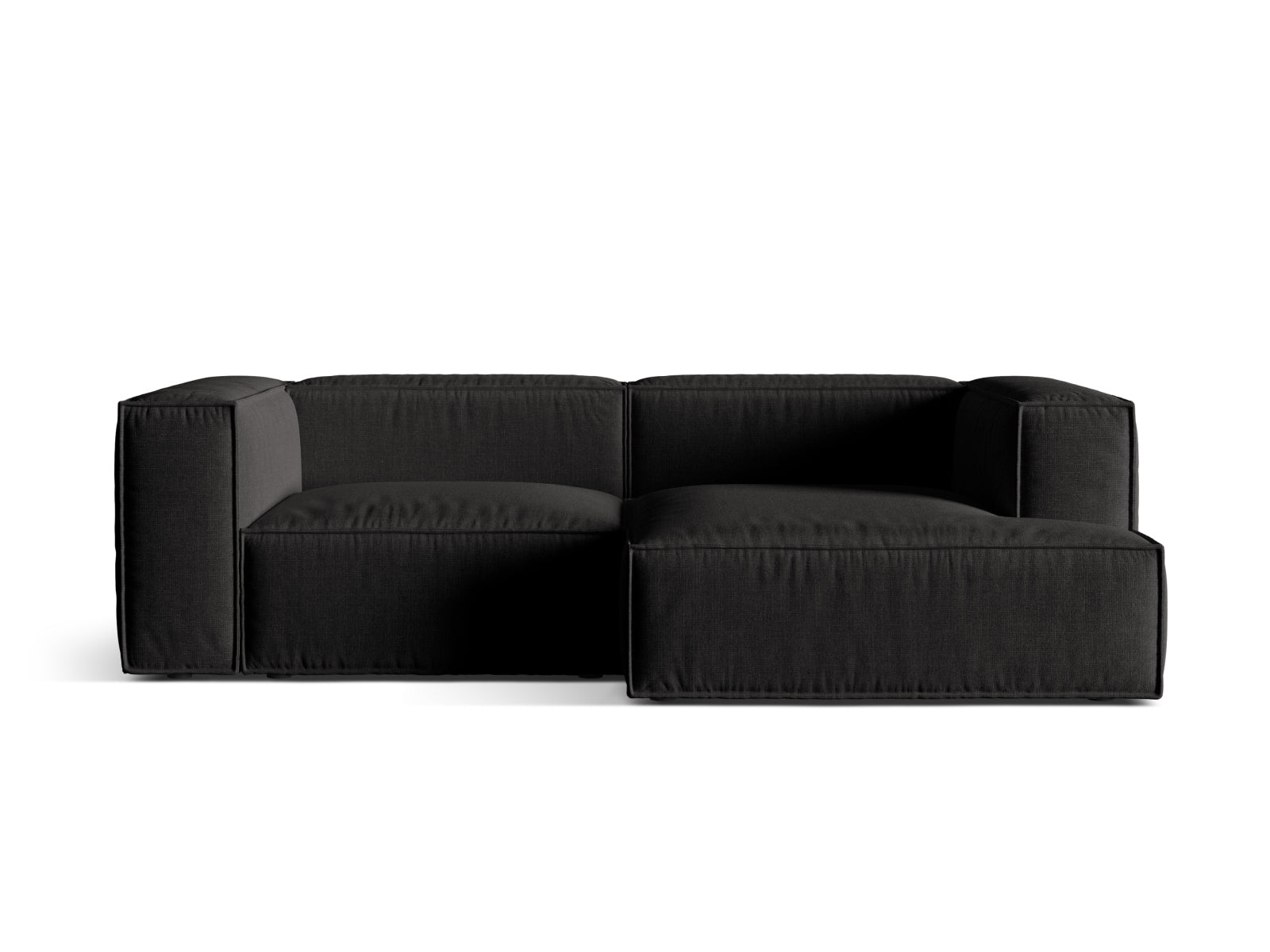 3-Sitzer Ecksofa rechts Nuria in Black-Liberty präsentiert im Onlineshop von KAQTU Design AG. Ecksofa rechts ist von Micadoni