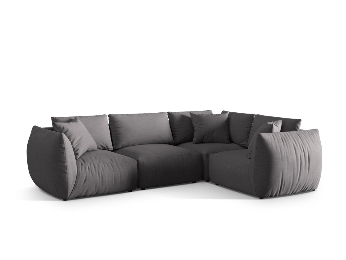 Chris Ecksofa rechts 4 Sitzer in Sand-LINS präsentiert im Onlineshop von KAQTU Design AG. Ecksofa rechts ist von Micadoni