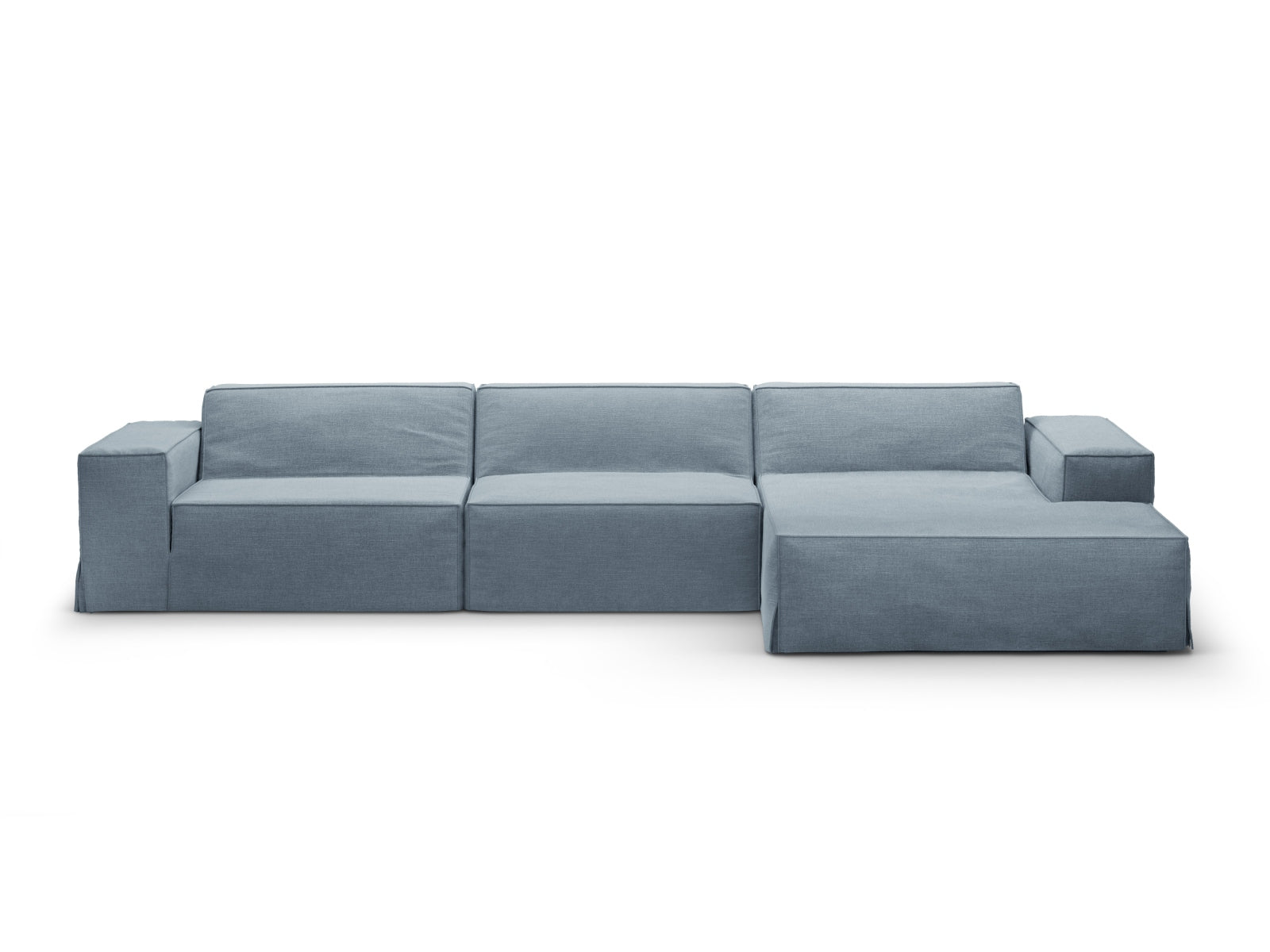 Elegantes Jodie Modular Ecksofa rechts, 4-Sitzer, vereint Funktionalität und modernes Design für einladende Wohnräume.