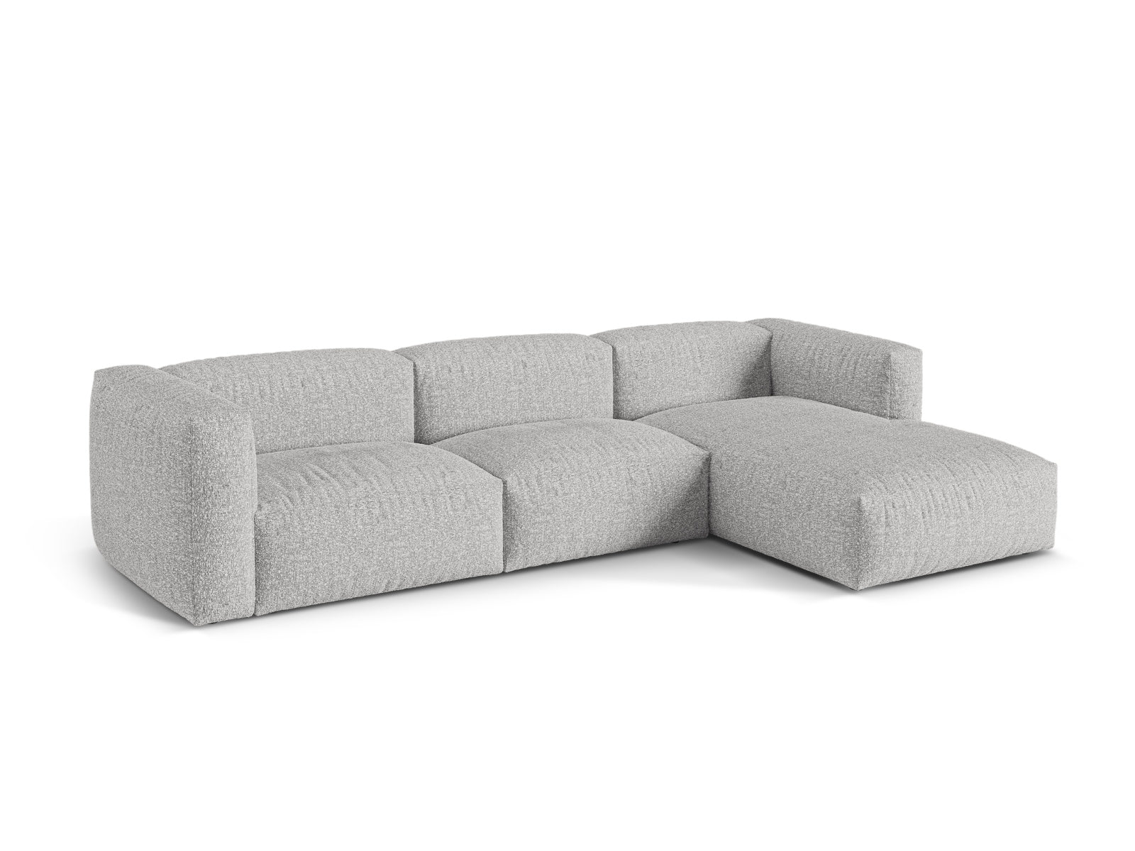3-Sitzer XL Modular Ecksofa rechts Martina in Silver-Monet präsentiert im Onlineshop von KAQTU Design AG. Ecksofa rechts ist von Micadoni