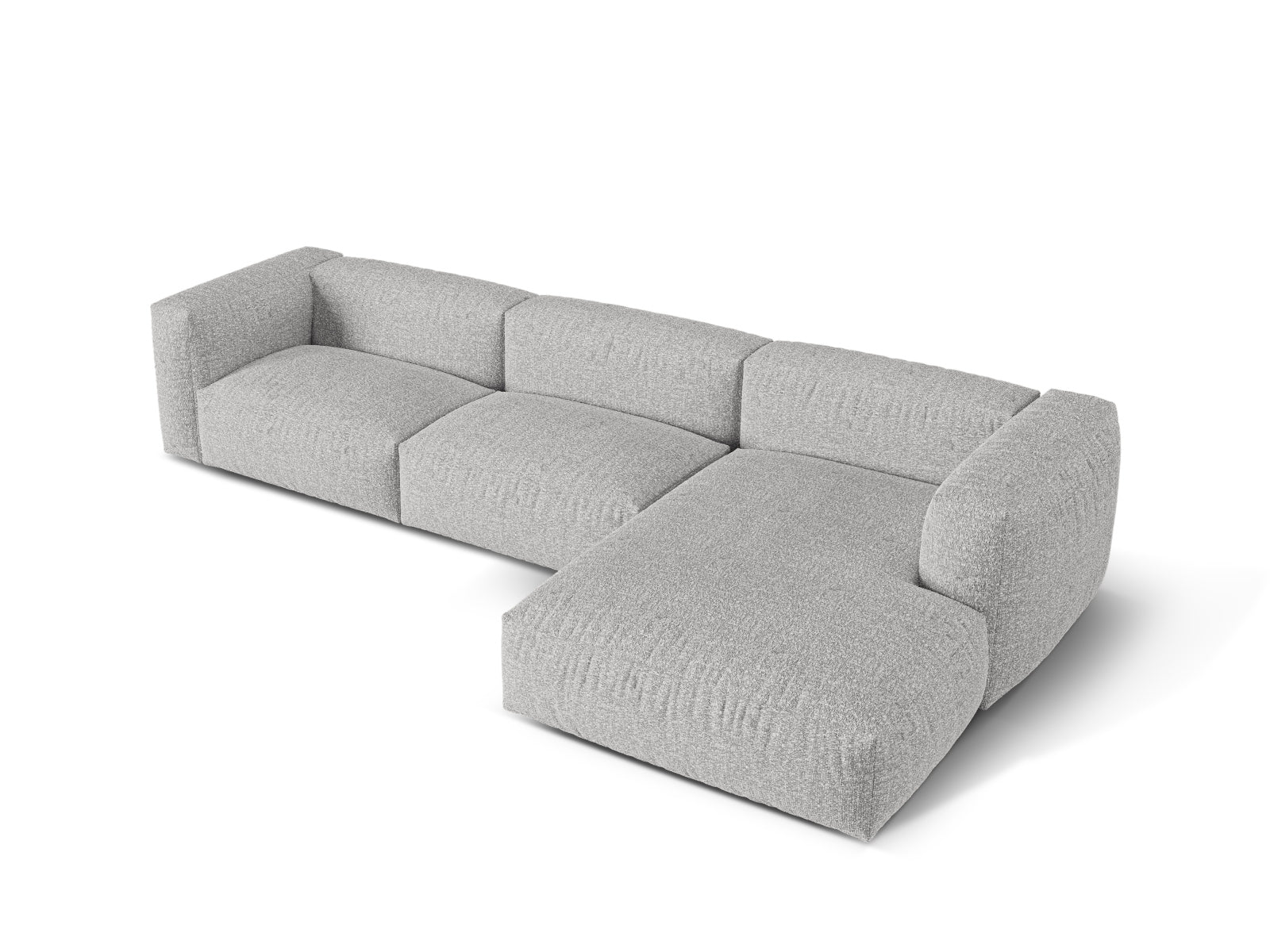 3-Sitzer XL Modular Ecksofa rechts Martina in Silver-Monet präsentiert im Onlineshop von KAQTU Design AG. Ecksofa rechts ist von Micadoni