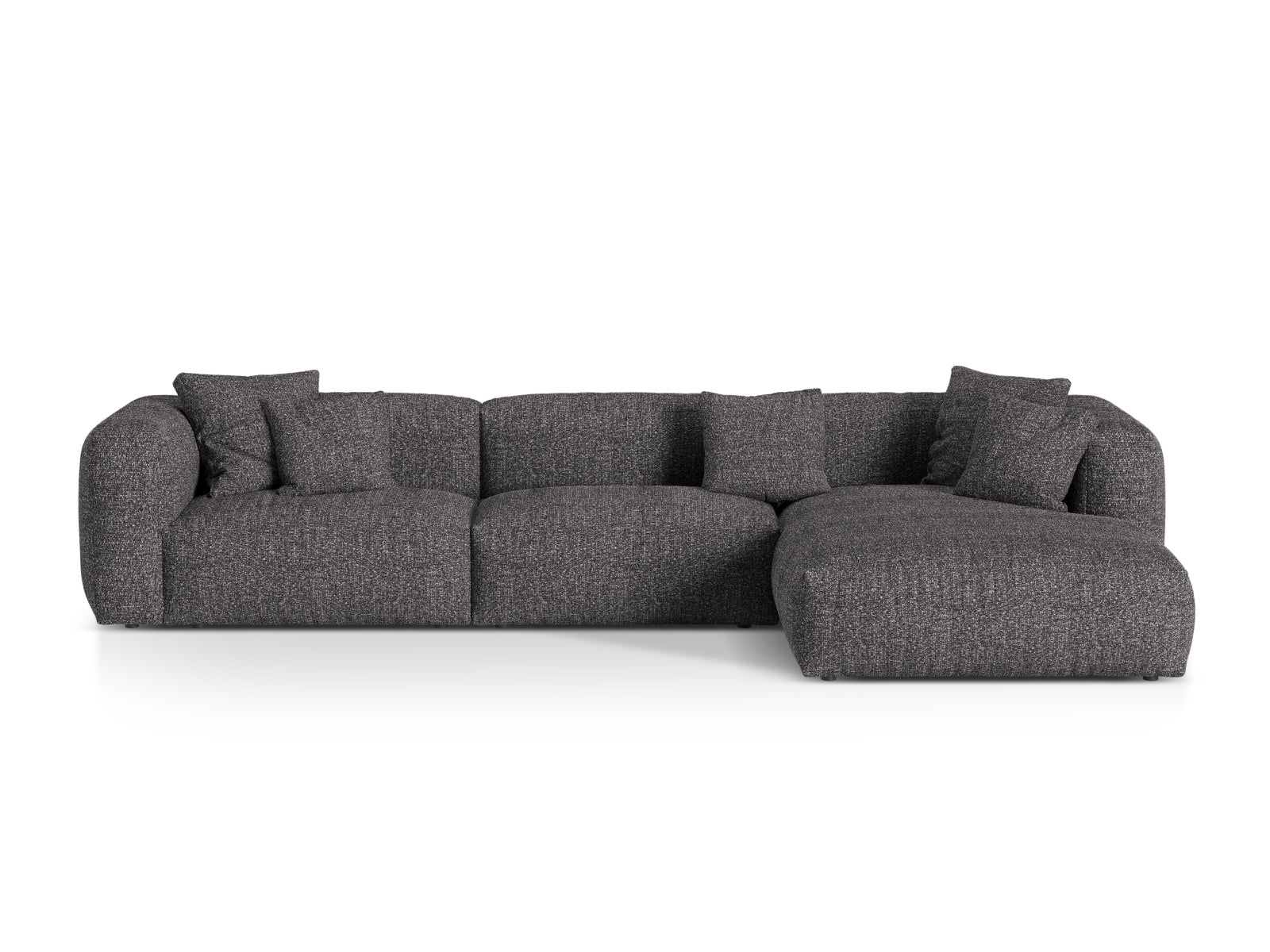 3-Sitzer XL Modular Ecksofa rechts Martina in Anthracite-Monet präsentiert im Onlineshop von KAQTU Design AG. Ecksofa rechts ist von Micadoni