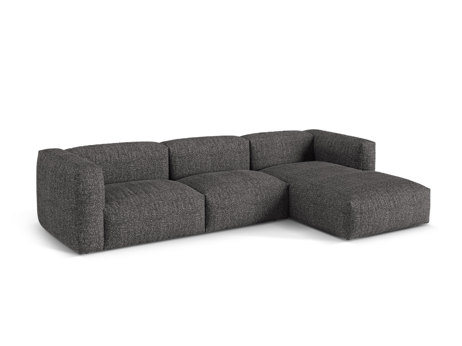 3-Sitzer XL Modular Ecksofa rechts Martina in Anthracite-Monet präsentiert im Onlineshop von KAQTU Design AG. Ecksofa rechts ist von Micadoni