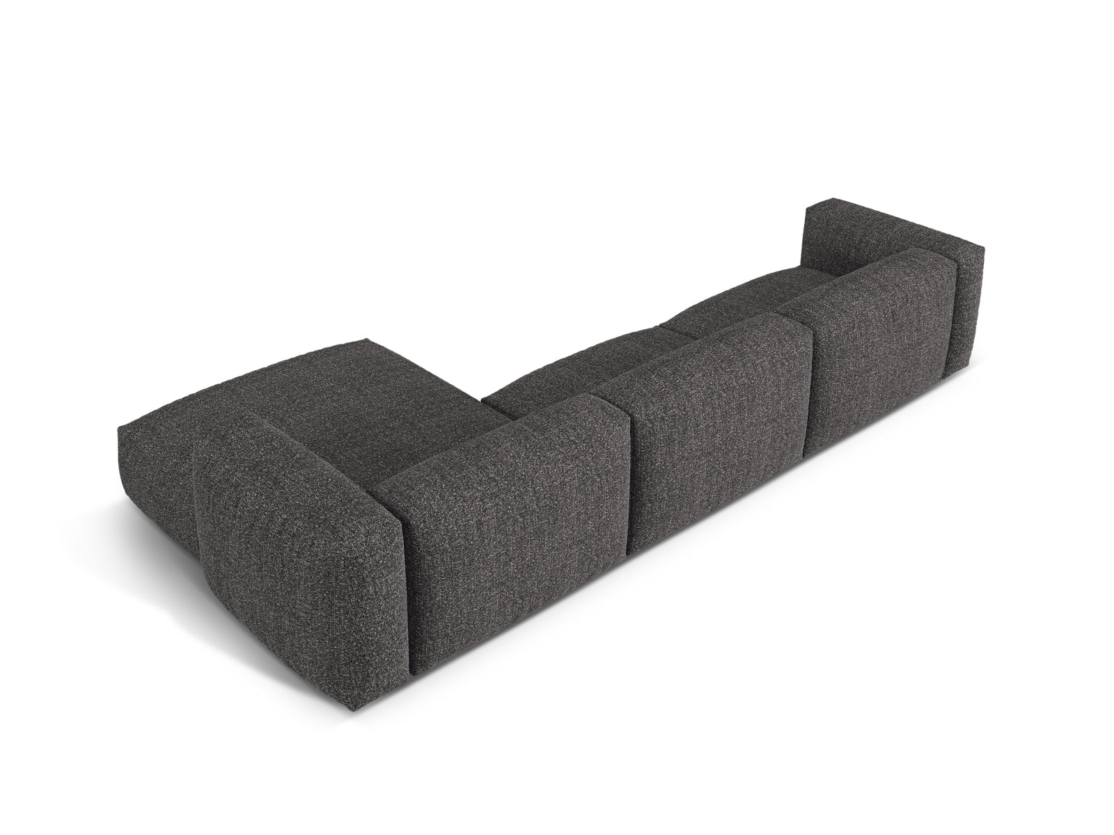 3-Sitzer XL Modular Ecksofa rechts Martina in Anthracite-Monet präsentiert im Onlineshop von KAQTU Design AG. Ecksofa rechts ist von Micadoni