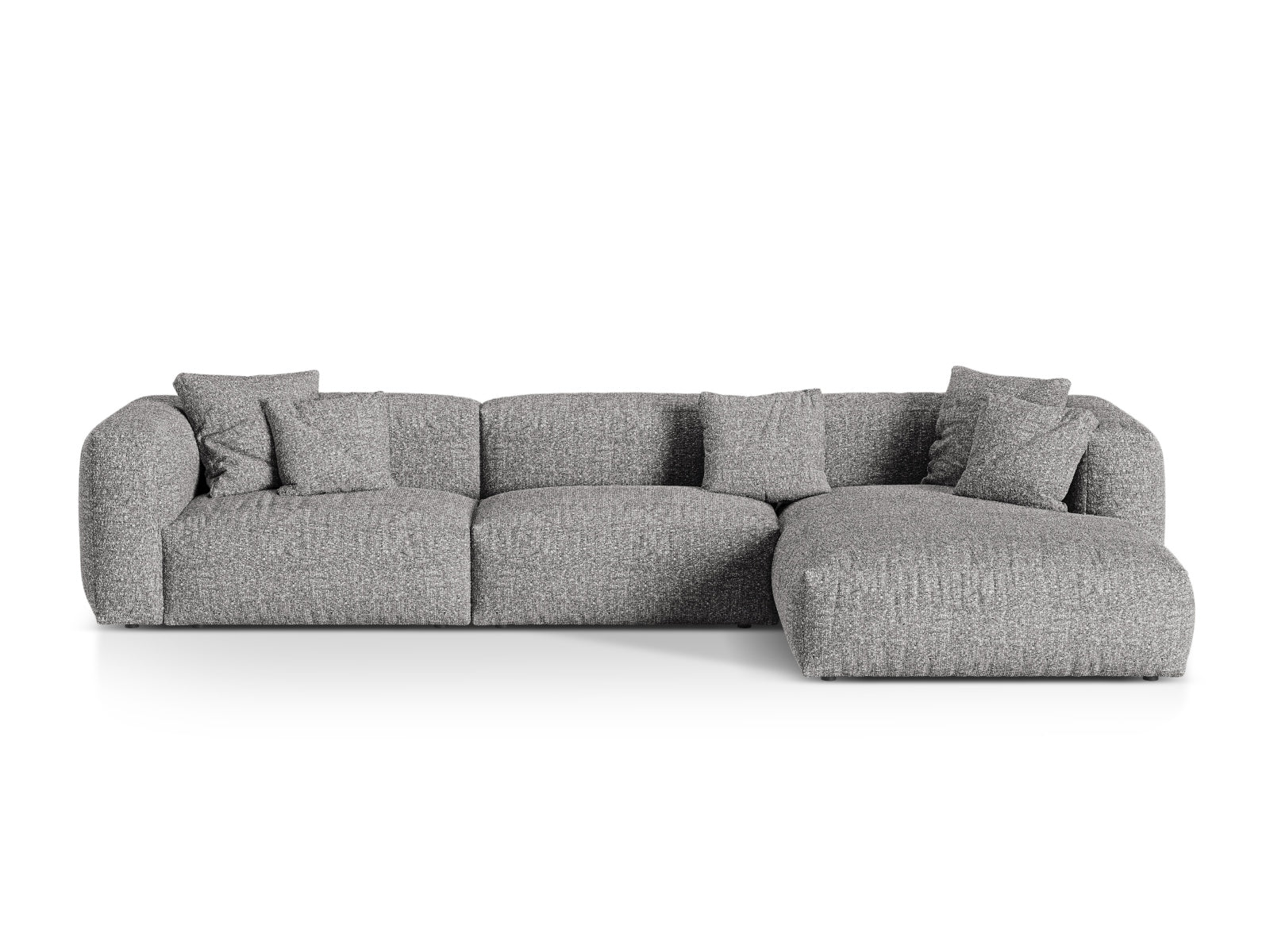 3-Sitzer XL Modular Ecksofa rechts Martina in Graphite-Monet präsentiert im Onlineshop von KAQTU Design AG. Ecksofa rechts ist von Micadoni