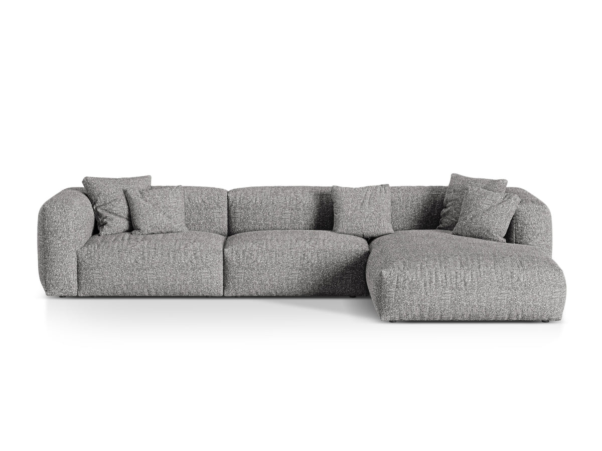 3-Sitzer Modular Ecksofa rechts Martina in Graphite-Monet präsentiert im Onlineshop von KAQTU Design AG. Ecksofa rechts ist von Micadoni