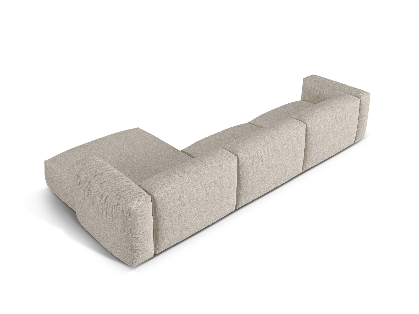 3-Sitzer XL Modular Ecksofa rechts Martina in Beige-Monet präsentiert im Onlineshop von KAQTU Design AG. Ecksofa rechts ist von Micadoni