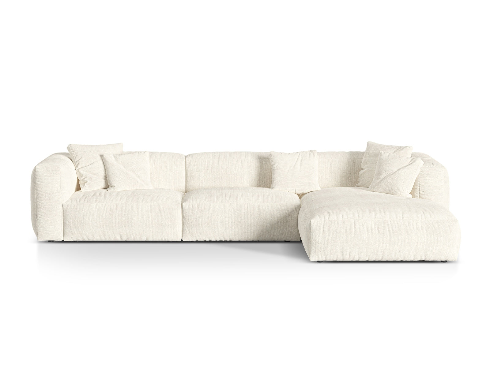 3-Sitzer XL Modular Ecksofa rechts Martina in Ivory-Monet präsentiert im Onlineshop von KAQTU Design AG. Ecksofa rechts ist von Micadoni