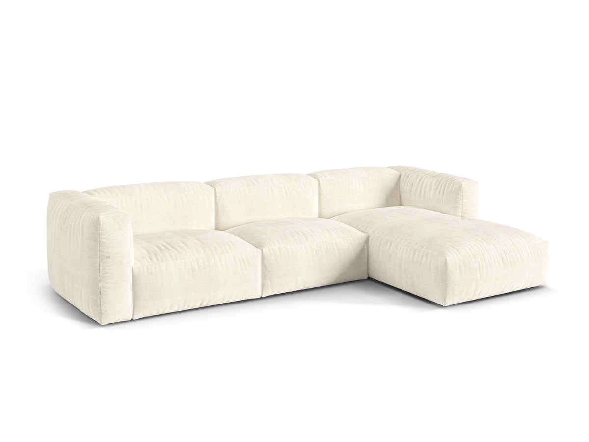 3-Sitzer Modular Ecksofa rechts Martina in Ivory-Monet präsentiert im Onlineshop von KAQTU Design AG. Ecksofa rechts ist von Micadoni