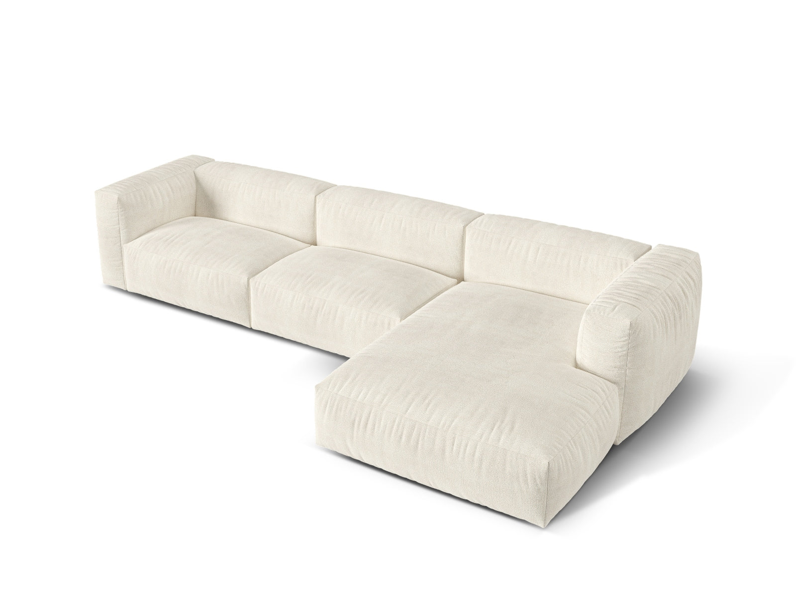 3-Sitzer XL Modular Ecksofa rechts Martina in Ivory-Monet präsentiert im Onlineshop von KAQTU Design AG. Ecksofa rechts ist von Micadoni