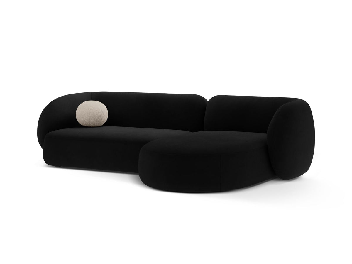 3-Sitzer Modular Ecksofa rechts Kate in Black-Salvador präsentiert im Onlineshop von KAQTU Design AG. Ecksofa rechts ist von Micadoni
