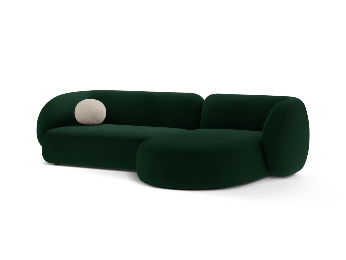 3-Sitzer Modular Ecksofa rechts Kate in Bottle Green-Salvador präsentiert im Onlineshop von KAQTU Design AG. Ecksofa rechts ist von Micadoni