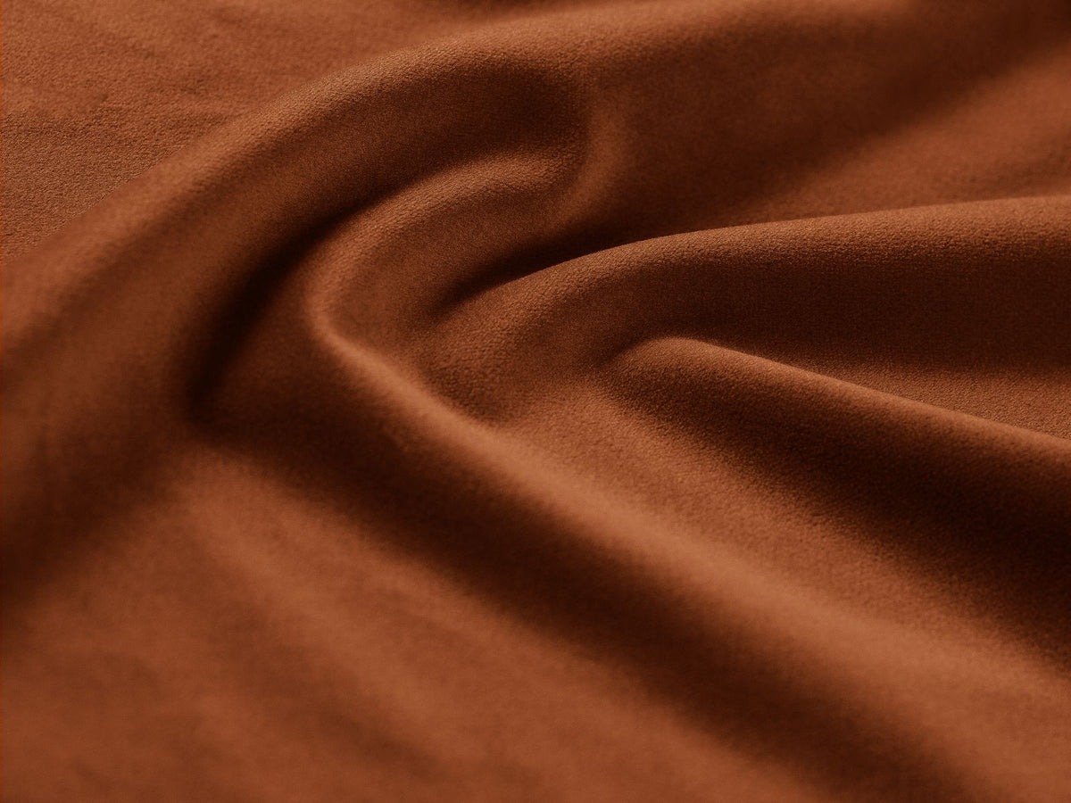 Jodie Velour modulares Ecksofa rechts 4 Sitzer in Terracotta-Bluvel präsentiert im Onlineshop von KAQTU Design AG. Ecksofa rechts ist von Micadoni
