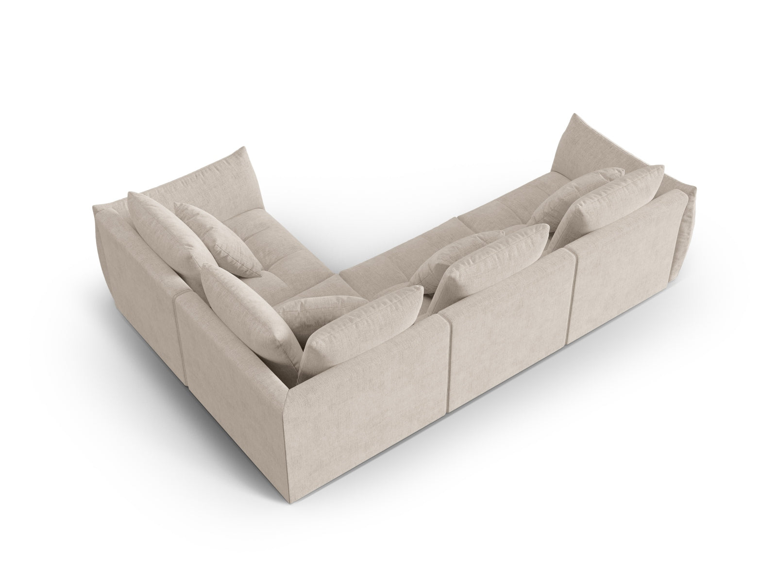 Erleben Sie das elegante Bloom Modular Ecksofa rechts 3 Sitzer von Micadoni – perfekt für Ihr modernes Zuhause, flexibel, bequem und stilvoll.