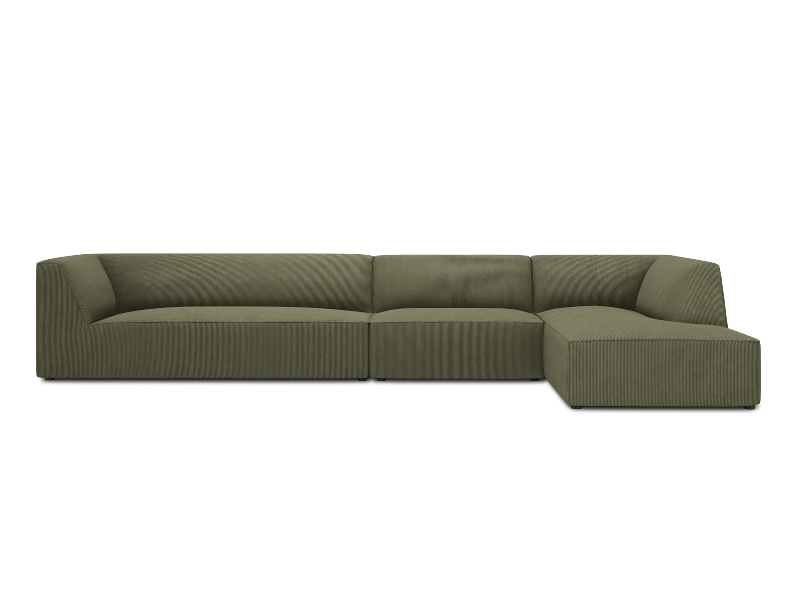 Ruby Modulares Ecksofa rechts 5 Sitzer in Green präsentiert im Onlineshop von KAQTU Design AG. Ecksofa rechts ist von Micadoni