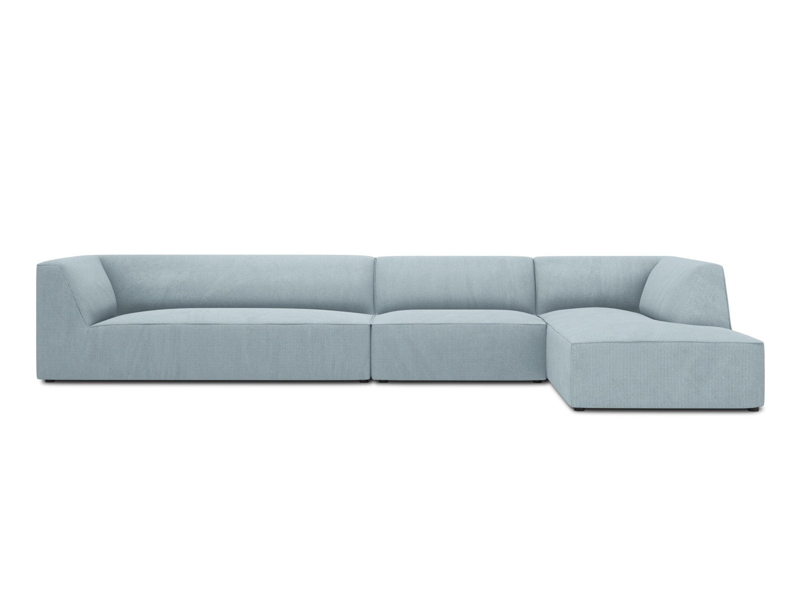 Ruby Modulares Ecksofa rechts 5 Sitzer in Light Blue-Scala präsentiert im Onlineshop von KAQTU Design AG. L-Sofa rechts ist von Micadoni