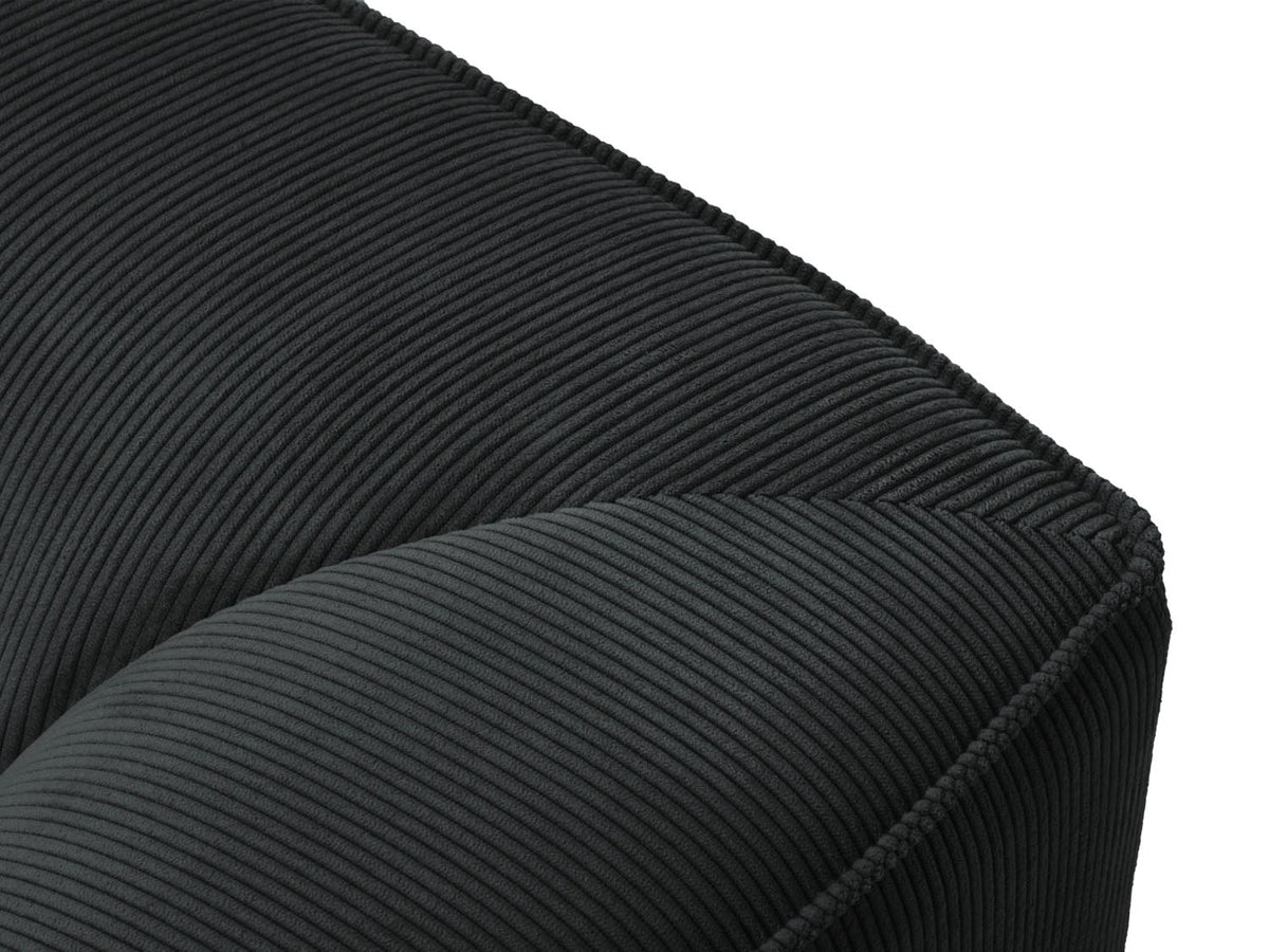 Ruby Modulares Ecksofa rechts 5 Sitzer in Black-Scala präsentiert im Onlineshop von KAQTU Design AG. L-Sofa rechts ist von Micadoni