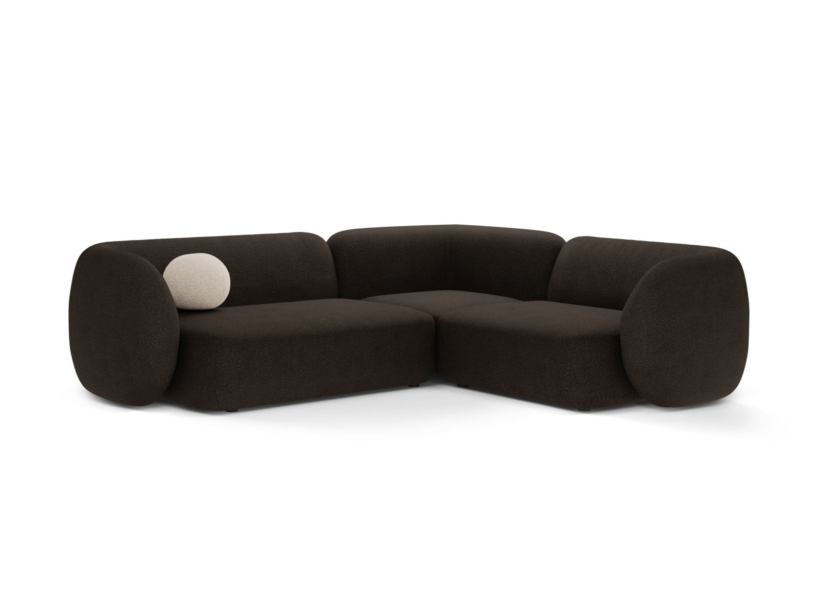 4-Sitzer Modular Ecksofa rechts Kate in Brown-Baloo präsentiert im Onlineshop von KAQTU Design AG. Ecksofa rechts ist von Micadoni