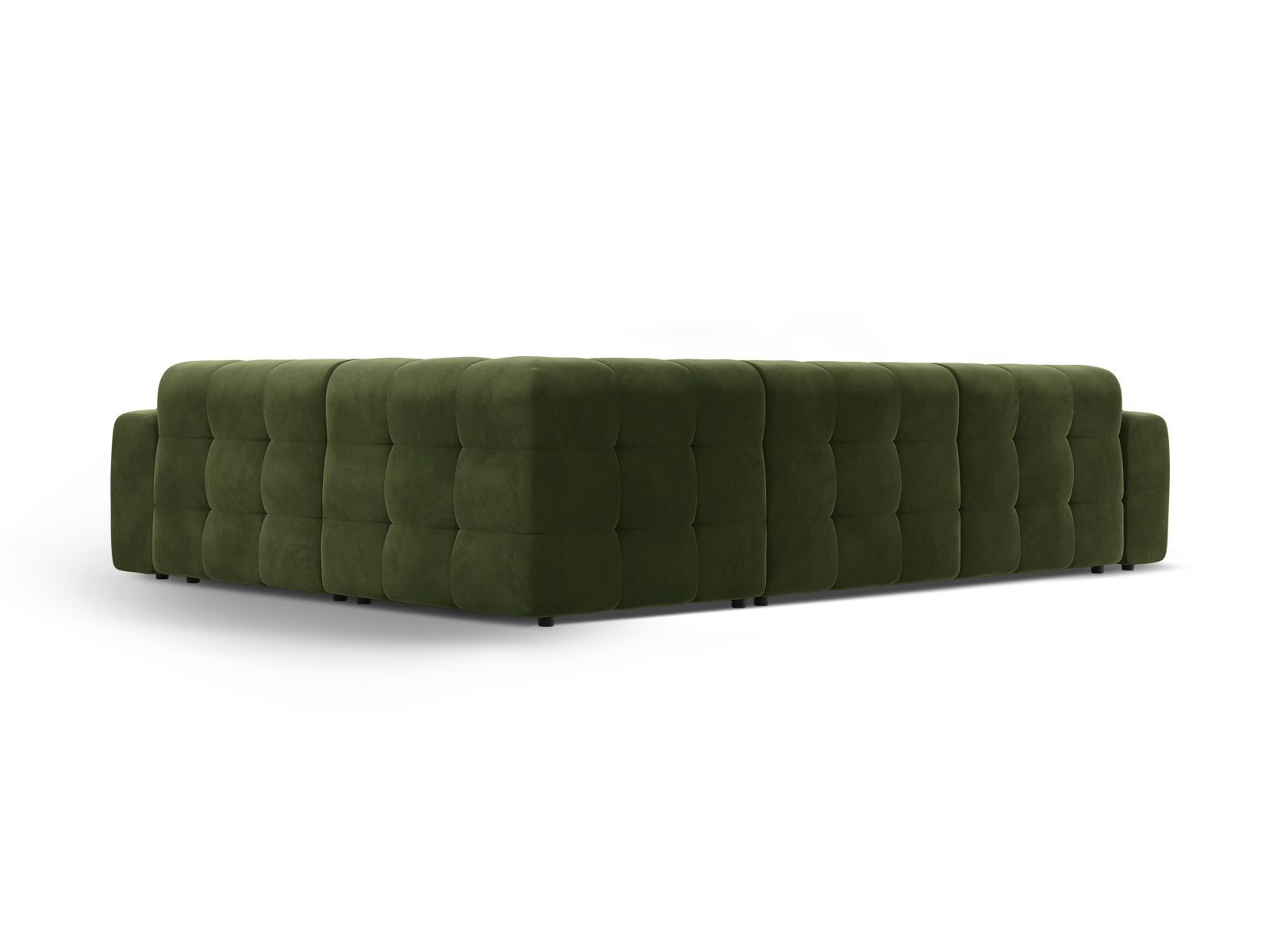 Erleben Sie das Kendal Velour Ecksofa rechts 6 Sitzer von Micadoni – elegantes Design, viel Platz und ultimativen Komfort für Ihr Wohnzimmer.