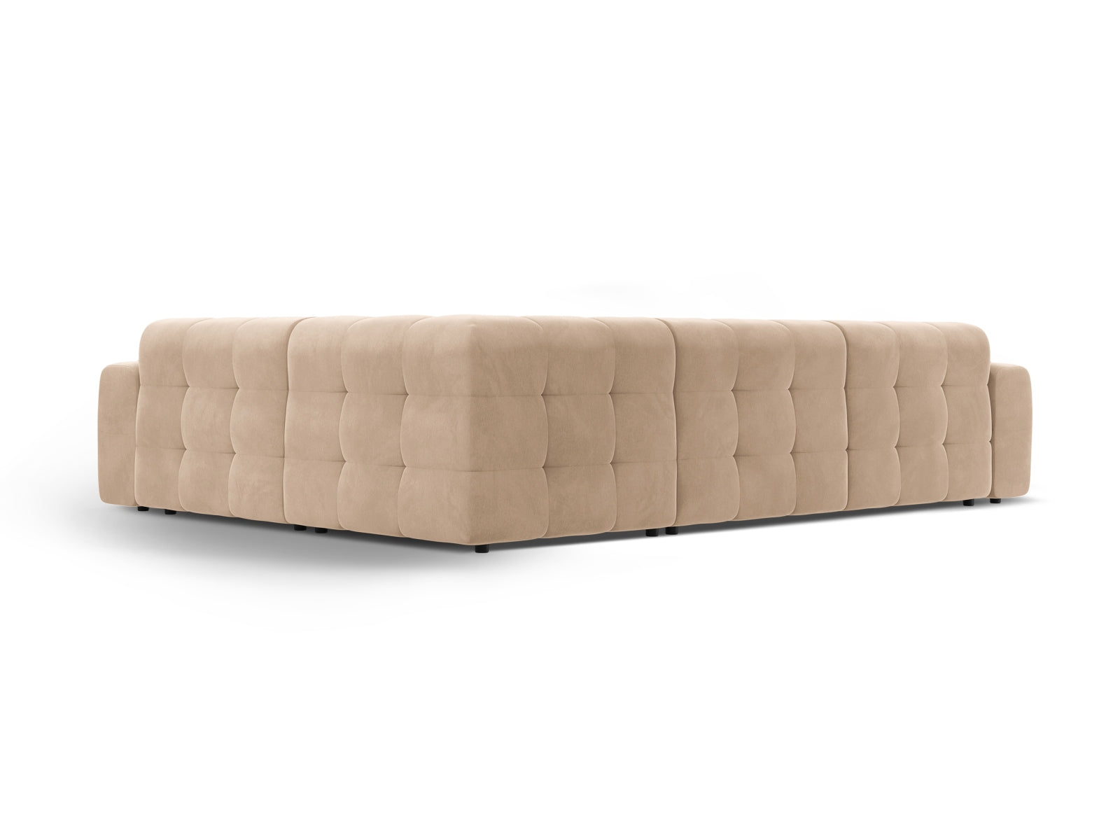 Entdecken Sie das Kendal Velour Ecksofa rechts 6 Sitzer von Micadoni – stilvolles Design, grosszügige Sitzfläche und höchsten Komfort für Ihr Zuhause.
