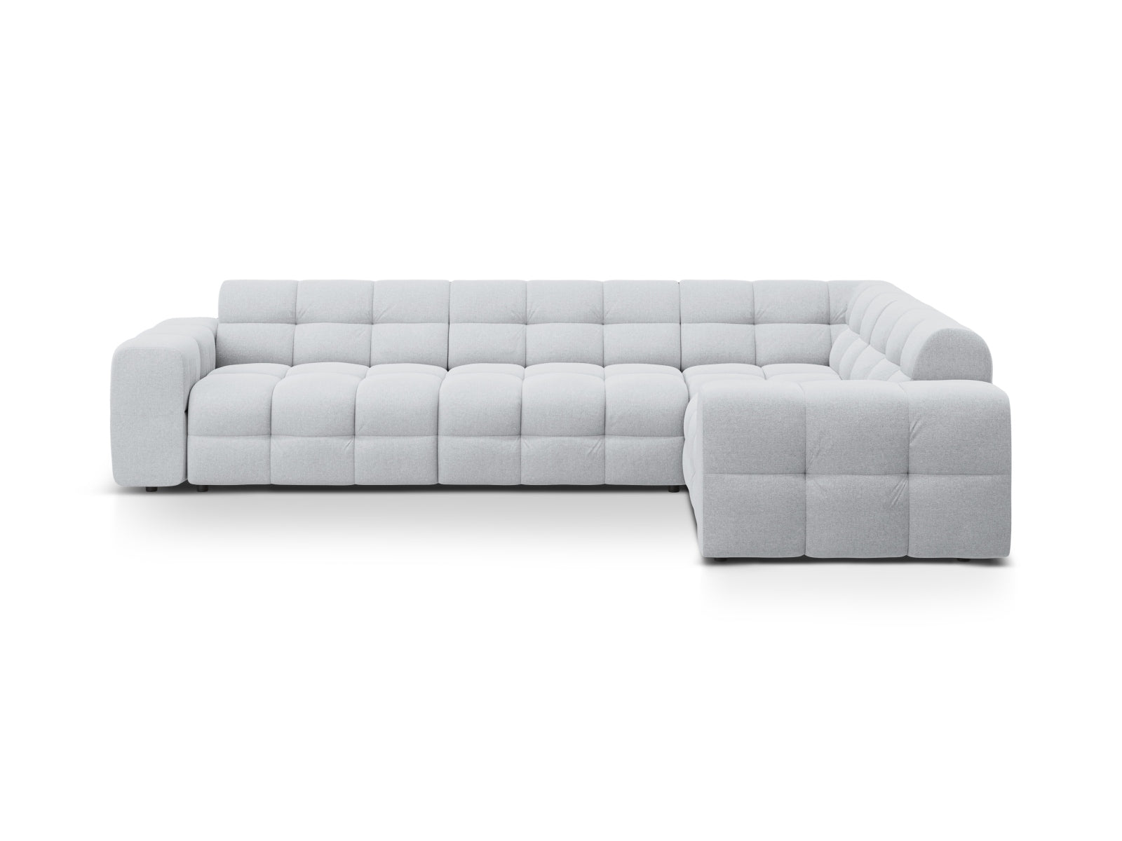Kendal Ecksofa rechts 6 Sitzer in Light Grey-Ottawa präsentiert im Onlineshop von KAQTU Design AG. Ecksofa rechts ist von Micadoni