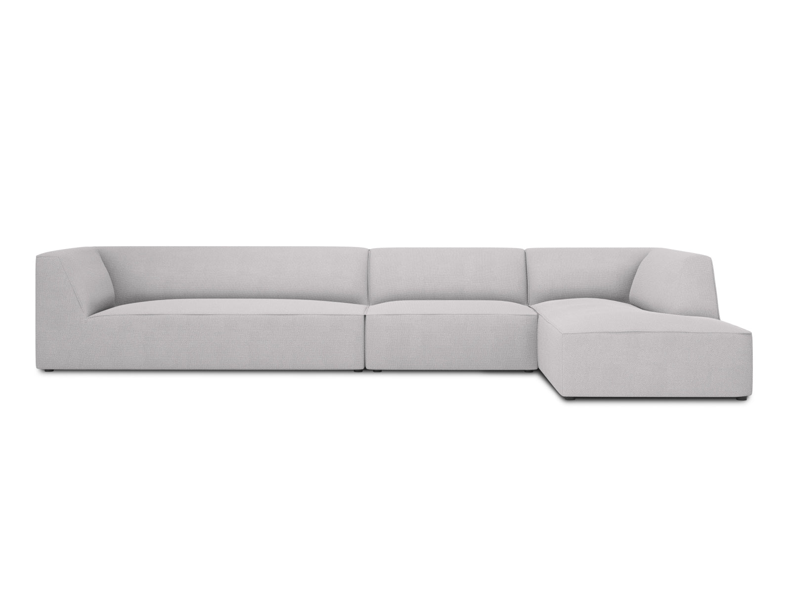 Ruby Modulares Ecksofa rechts 5 Sitzer in Light Grey präsentiert im Onlineshop von KAQTU Design AG. Ecksofa rechts ist von Micadoni
