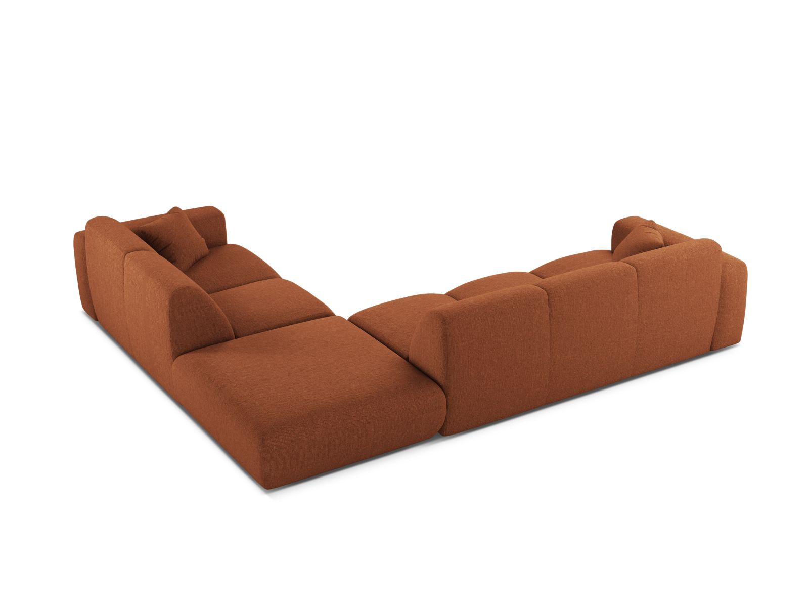 Elegantes 6-Sitzer Ecksofa rechts Molino in modernem Brick-Eden, ideal für gemütliche Abende und stilvolle Wohnräume.