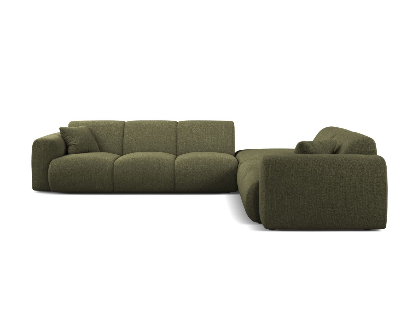 Elegantes 6-Sitzer Ecksofa rechts Molino in stilvollem Design, ideal für moderne Wohnräume, von Micadoni.