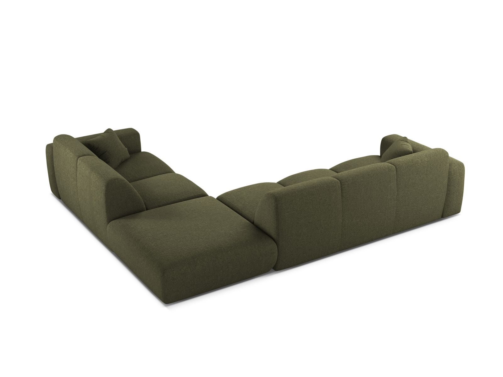 Elegantes 6-Sitzer Ecksofa rechts Molino von Micadoni, ideal für Komfort und modernes Design in Ihrem Wohnraum.