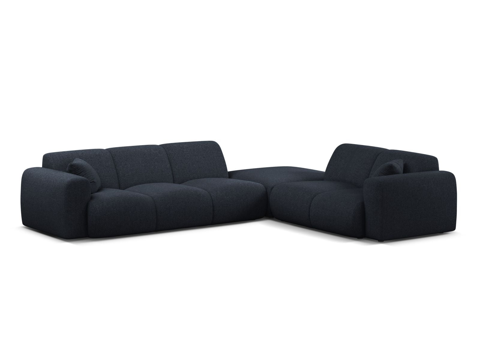 6-Sitzer Ecksofa rechts Molino in Navy Blue-Eden präsentiert im Onlineshop von KAQTU Design AG. Ecksofa rechts ist von Micadoni
