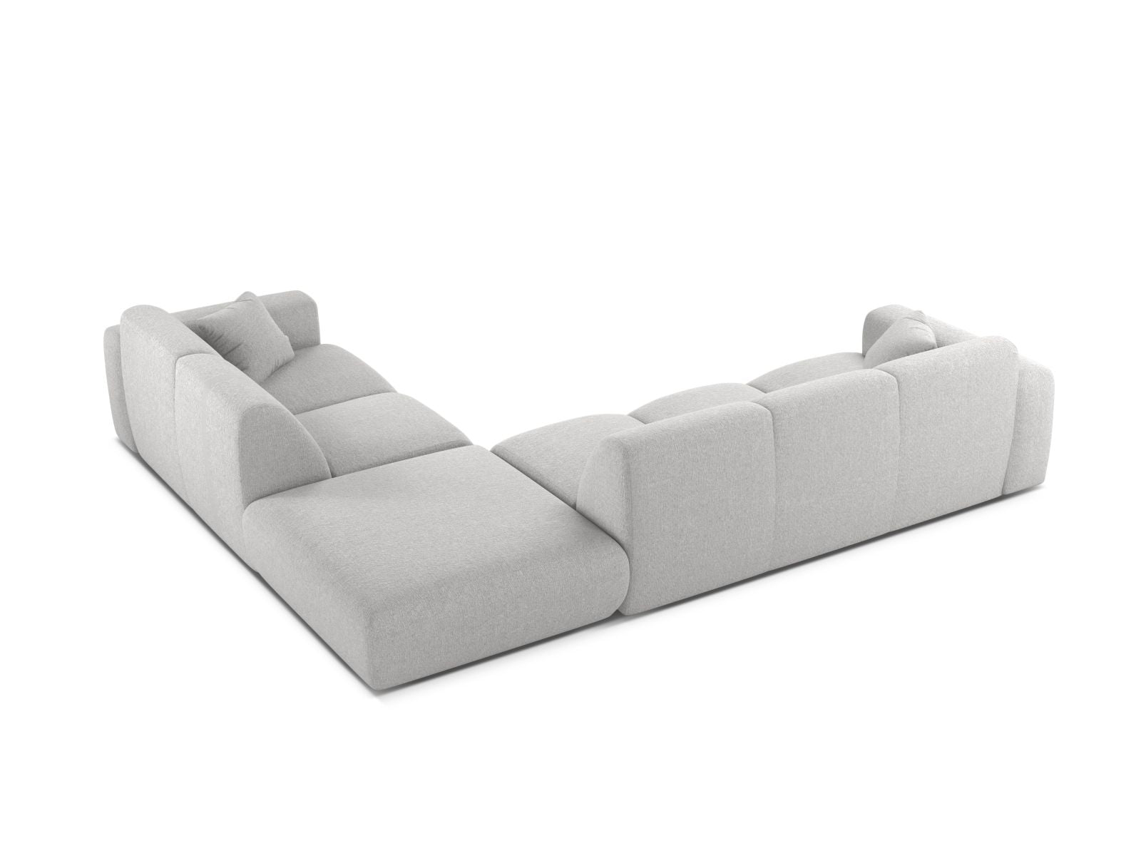 Stylisches 6-Sitzer Ecksofa rechts Molino von Micadoni, ideal für entspannte Stunden und elegantes Interieur, erhältlich bei KAQTU Design AG.