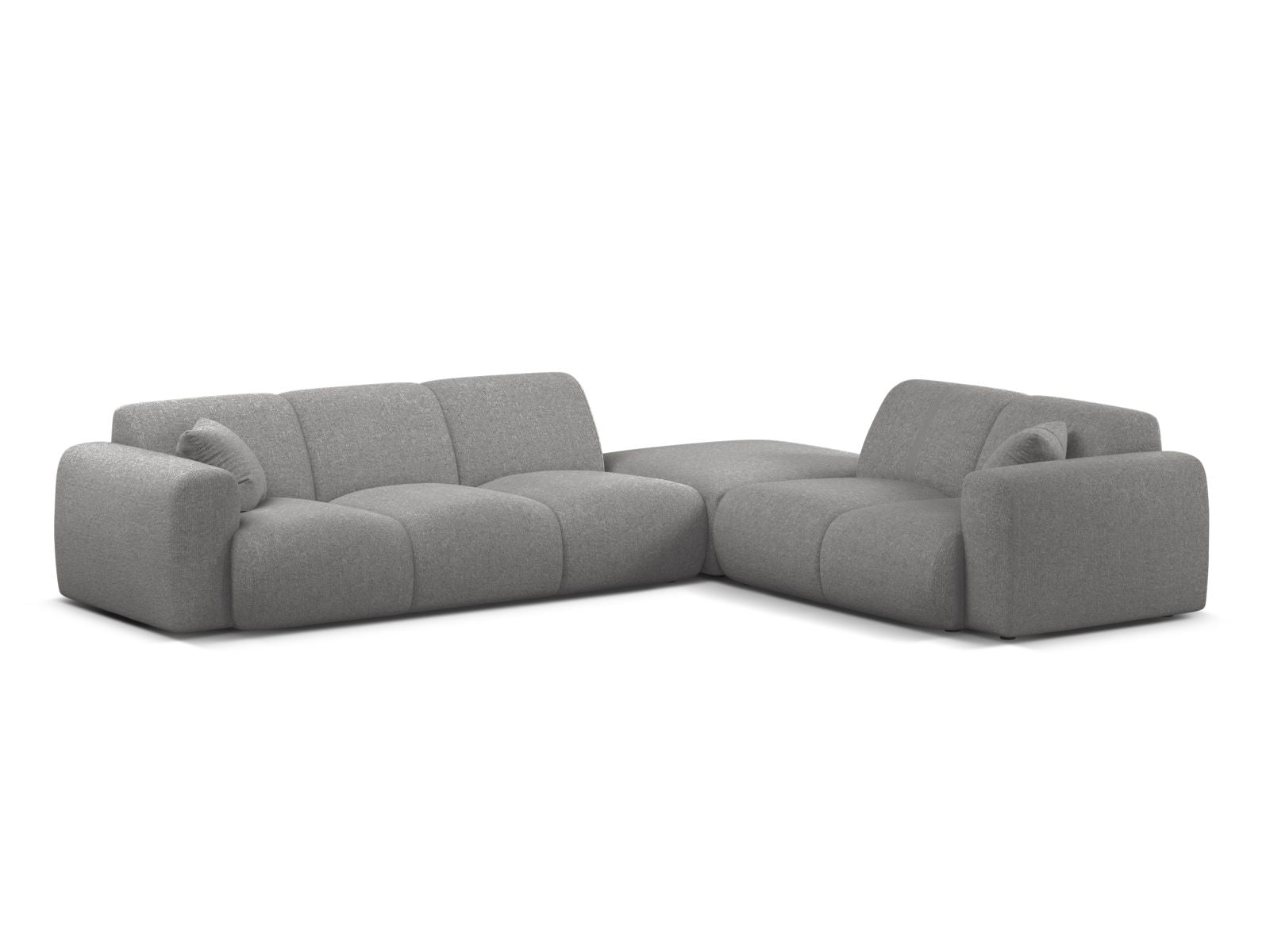 6-Sitzer Ecksofa rechts Molino in Light Grey-Eden präsentiert im Onlineshop von KAQTU Design AG. Ecksofa rechts ist von Micadoni