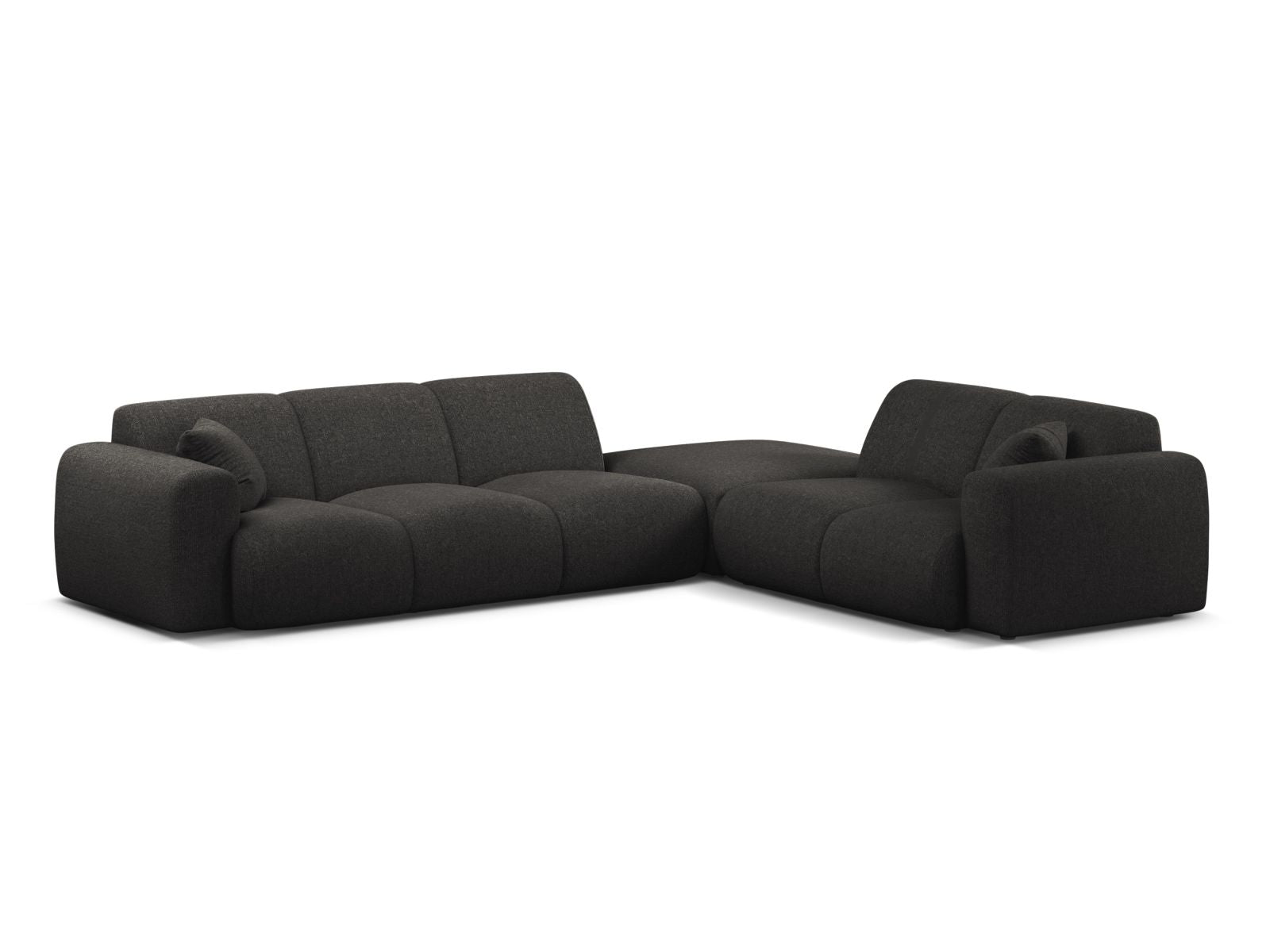 6-Sitzer Ecksofa rechts Molino in Anthracite-Eden präsentiert im Onlineshop von KAQTU Design AG. Ecksofa rechts ist von Micadoni