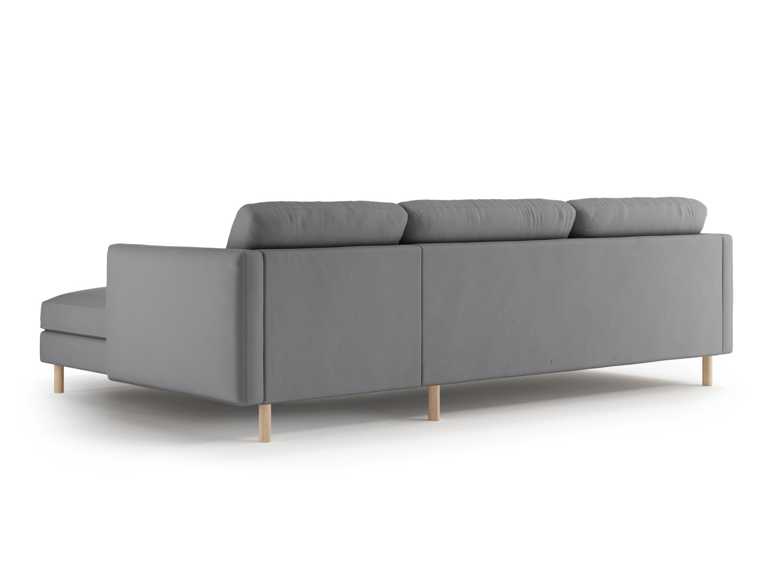 Entdecken Sie das Eden Velour Ecksofa rechts 4 Sitzer von Micadoni: Hochwertiges Velours, modernes Design und optimaler Komfort für Ihr Zuhause.