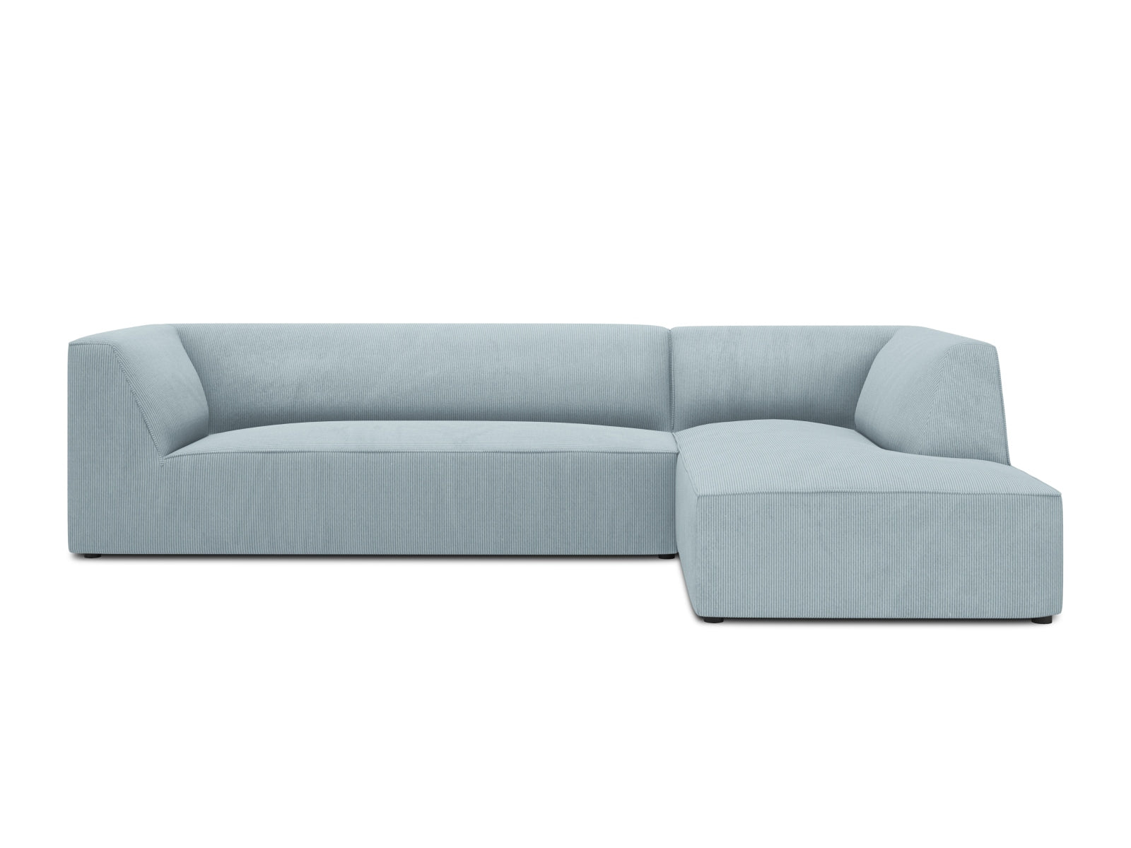 Elegantes Ruby Ecksofa rechts, 4-Sitzer, ideal für moderne Wohnräume, bietet Komfort und stilvolles Design von Micadoni.