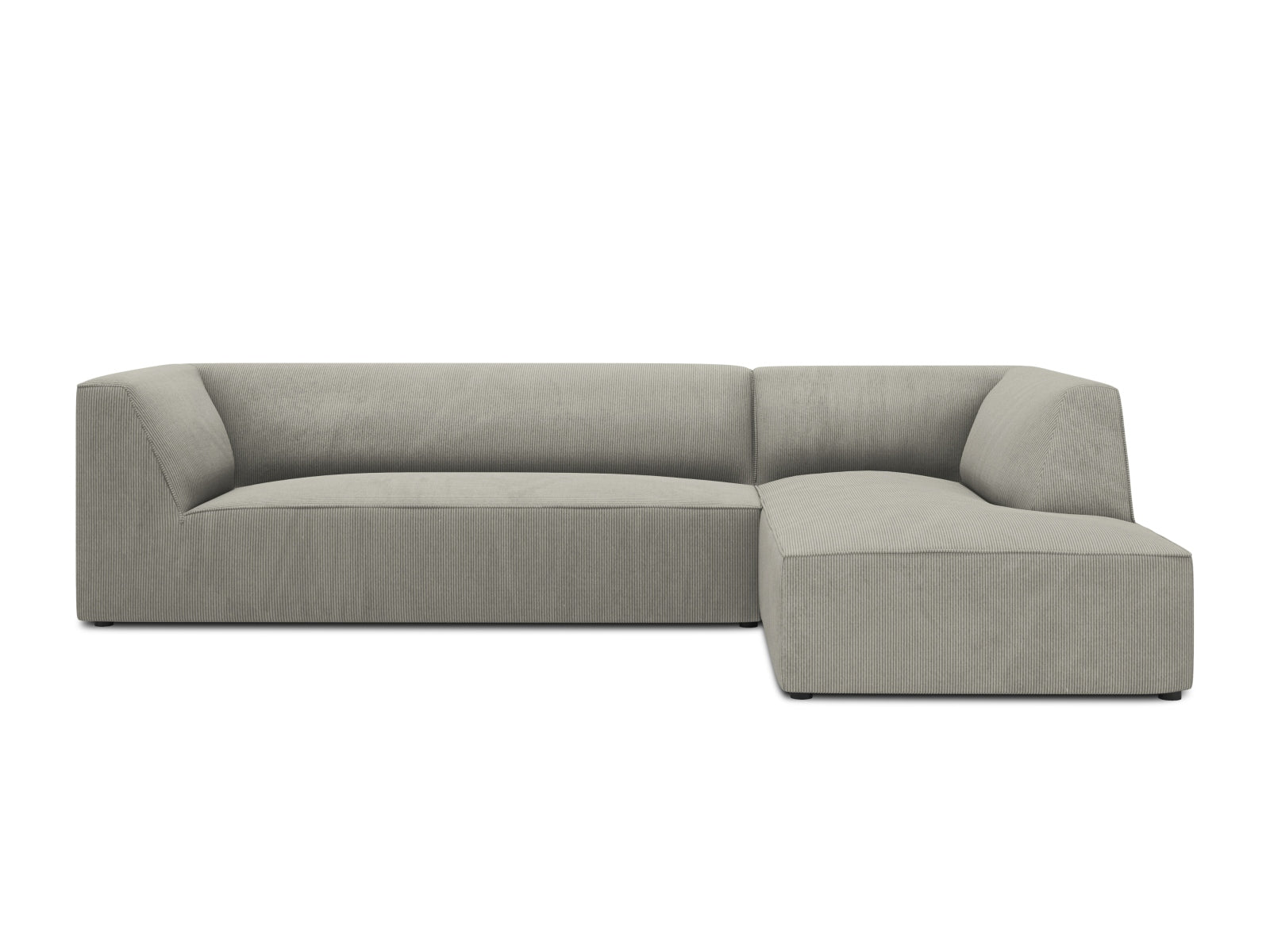 Elegantes Ruby Ecksofa rechts, 4-Sitzer, ideal für moderne Wohnräume, kombiniert Komfort und stilvolles Design von Micadoni.