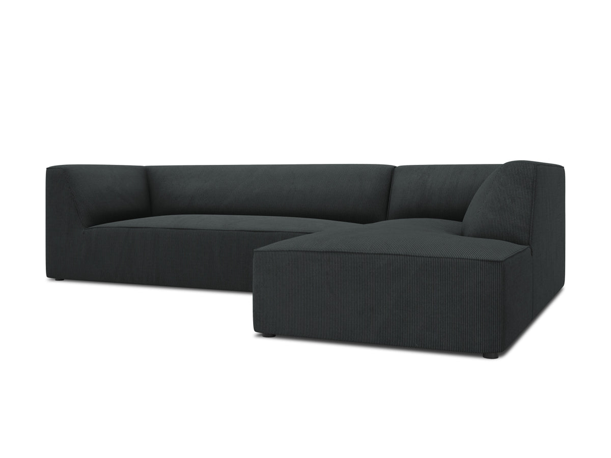 Ruby Modulares Ecksofa rechts 4 Sitzer in Black-Scala präsentiert im Onlineshop von KAQTU Design AG. L-Sofa rechts ist von Micadoni
