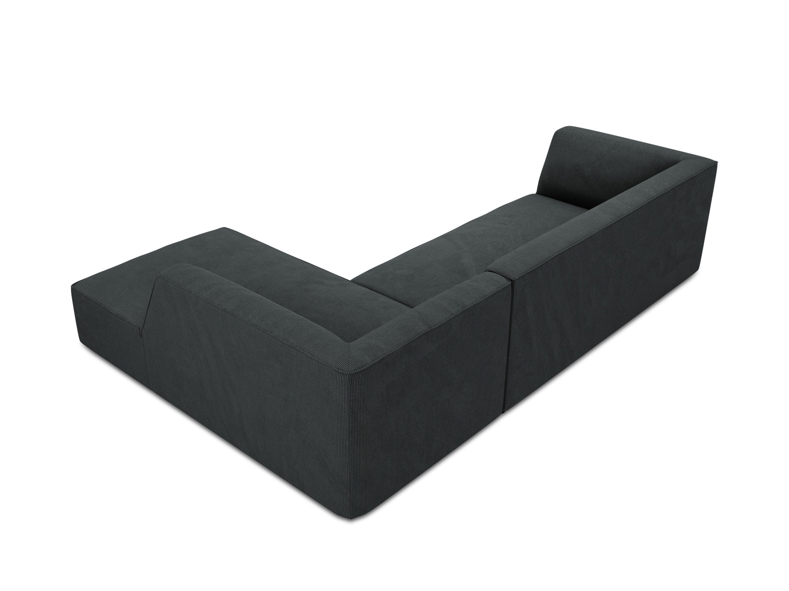 Erleben Sie das Ruby Ecksofa rechts 4 Sitzer von Micadoni – ein elegantes, modulares Sofa, das Komfort und Stil in Ihr Zuhause bringt.