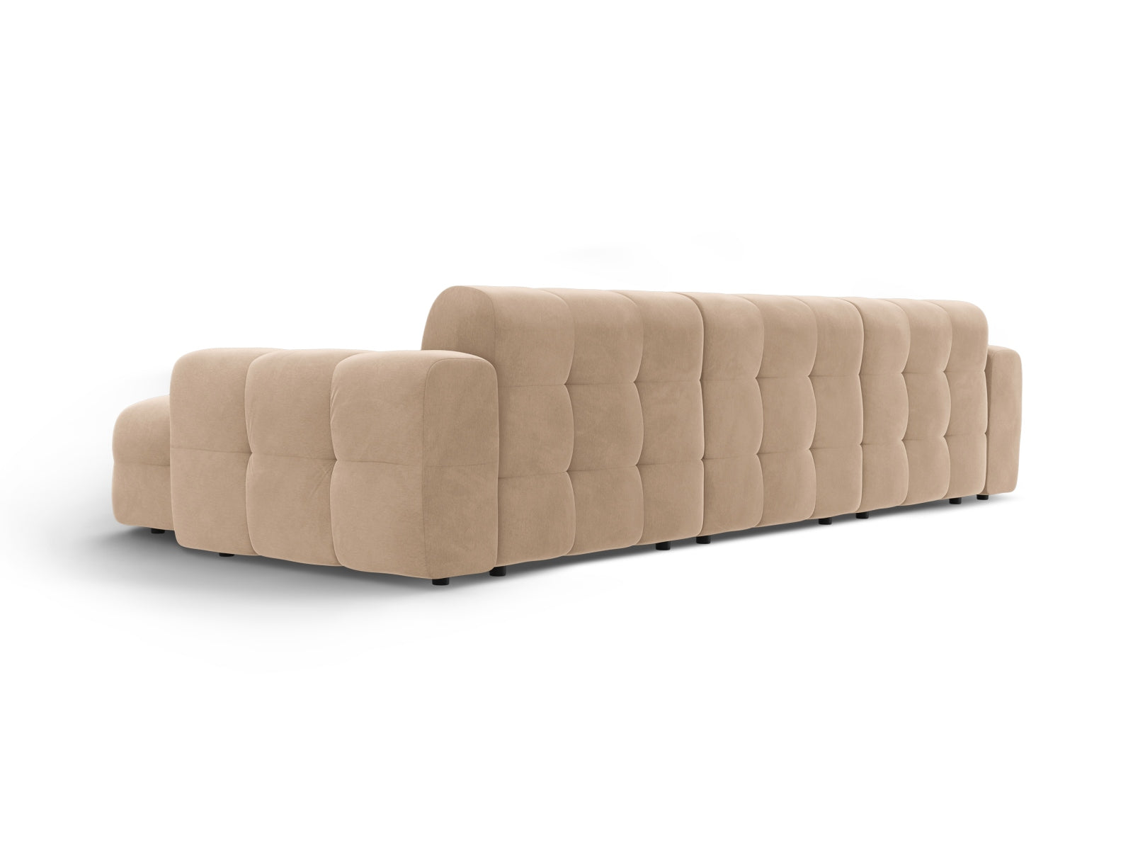 Entdecken Sie das Kendal Velour Ecksofa rechts 5 Sitzer von Micadoni – stilvolles Design, grosszügige Sitzfläche und höchsten Komfort für Ihr Zuhause.