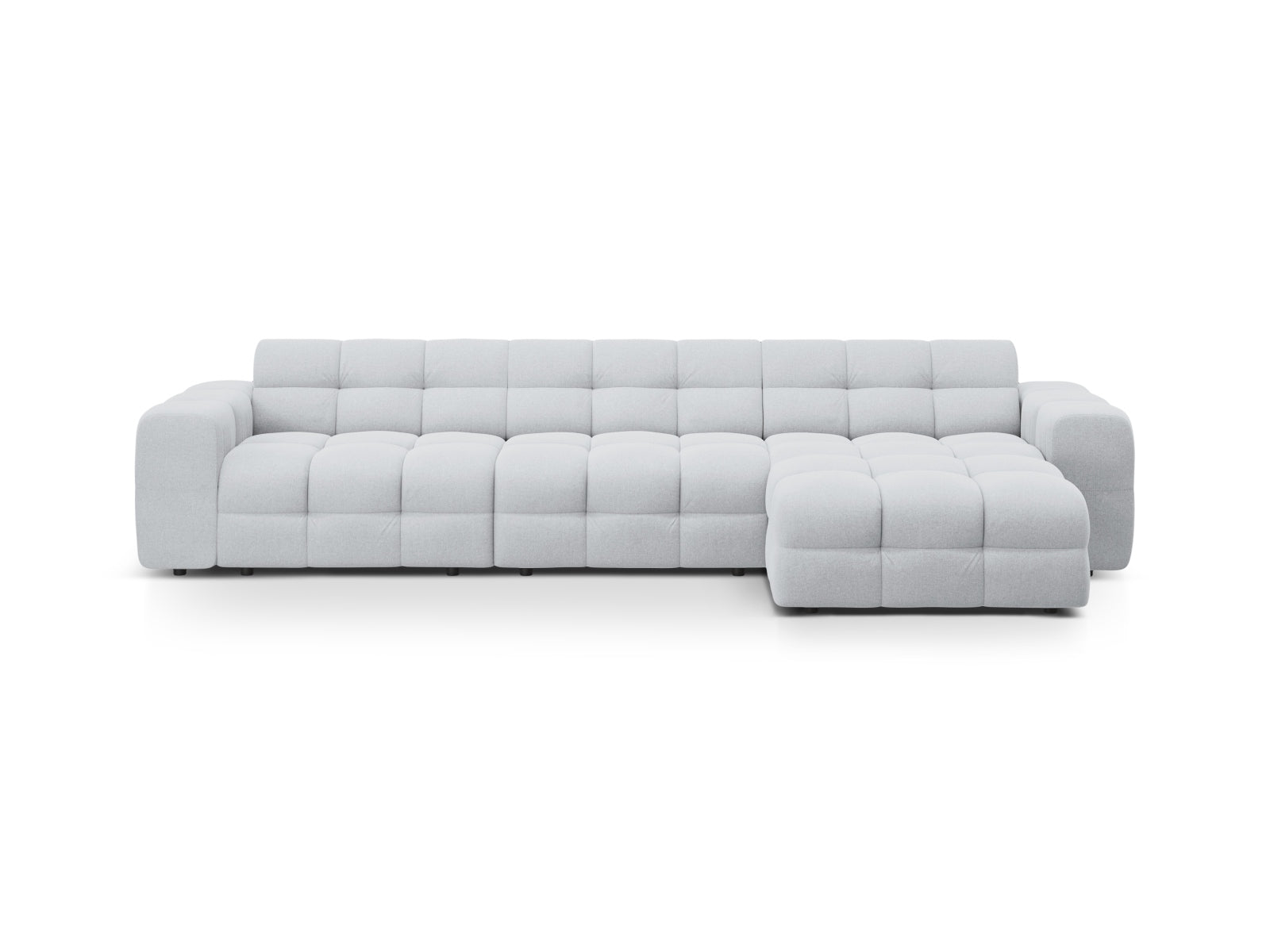 Kendal Ecksofa rechts 5 Sitzer in Light Grey präsentiert im Onlineshop von KAQTU Design AG. Ecksofa rechts ist von Micadoni