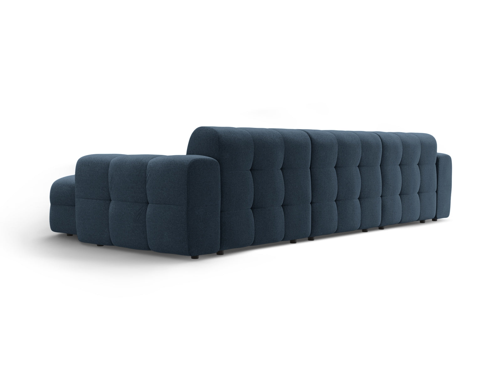 Erleben Sie das Kendal Ecksofa rechts 5 Sitzer von Micadoni – elegantes Velours, modernes Design und optimaler Komfort für Ihr Wohnzimmer.