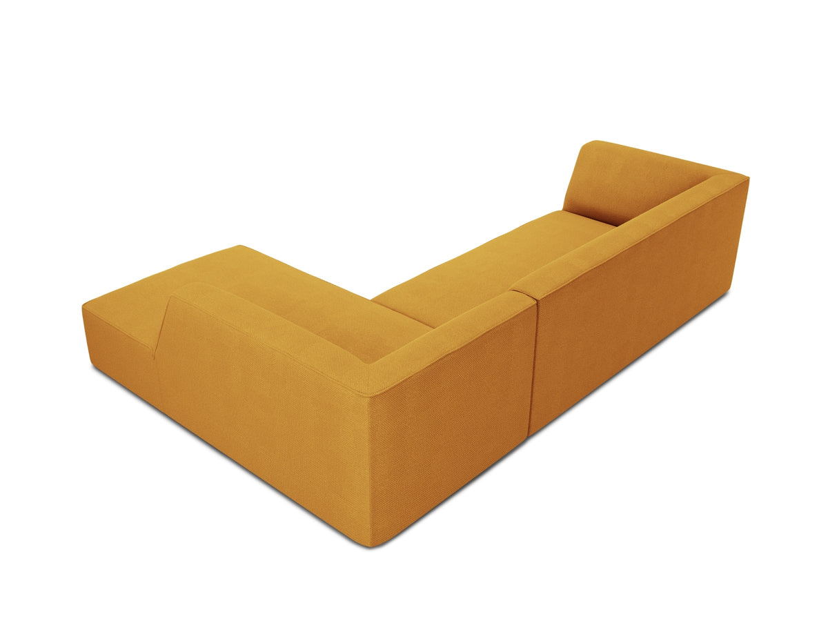 Ruby Modulares Ecksofa rechts 4 Sitzer in Yellow-Ottawa präsentiert im Onlineshop von KAQTU Design AG. L-Sofa rechts ist von Micadoni