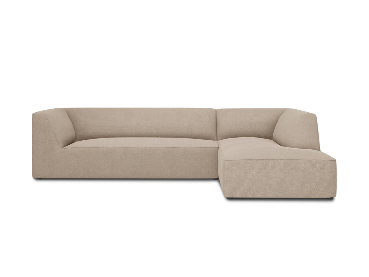 Ruby Modulares Ecksofa rechts 4 Sitzer in Dark Beige-Ottawa präsentiert im Onlineshop von KAQTU Design AG. L-Sofa rechts ist von Micadoni