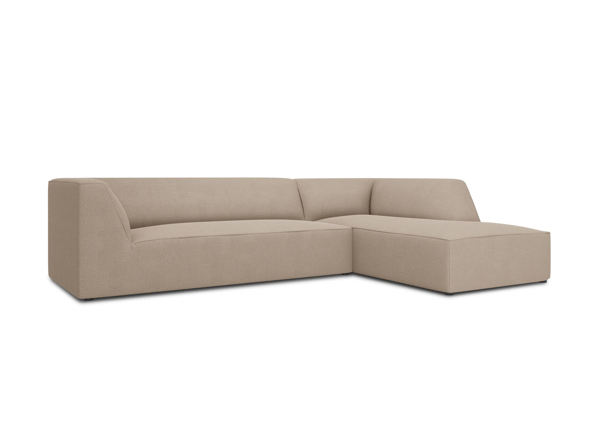 Ruby Modulares Ecksofa rechts 4 Sitzer in Dark Beige-Ottawa präsentiert im Onlineshop von KAQTU Design AG. L-Sofa rechts ist von Micadoni