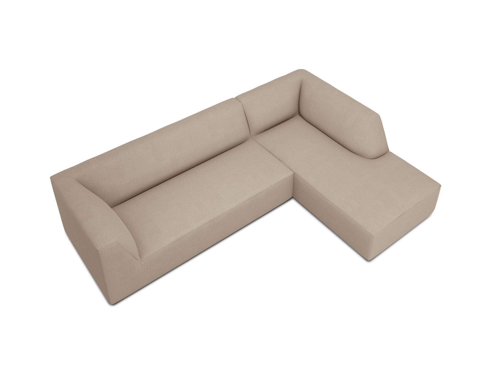 Entdecken Sie das Ruby Ecksofa rechts 4 Sitzer von Micadoni – stilvolles Design, modulare Flexibilität und erstklassigen Komfort für Ihr modernes Wohnzimmer.
