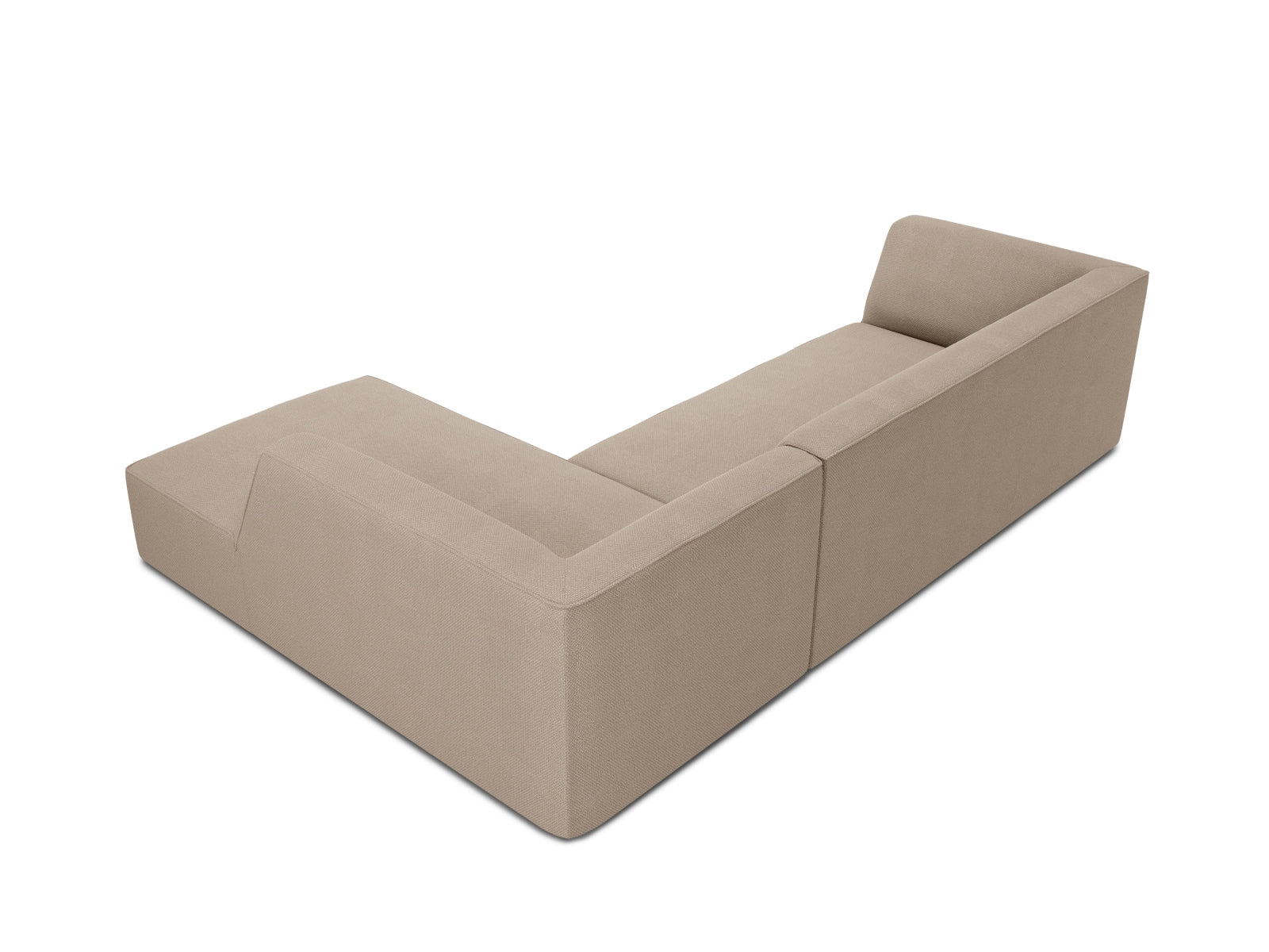 Erleben Sie das Ruby Ecksofa rechts 4 Sitzer von Micadoni – ein elegantes, modulares Sofa, das Komfort und Stil in Ihr Zuhause bringt.