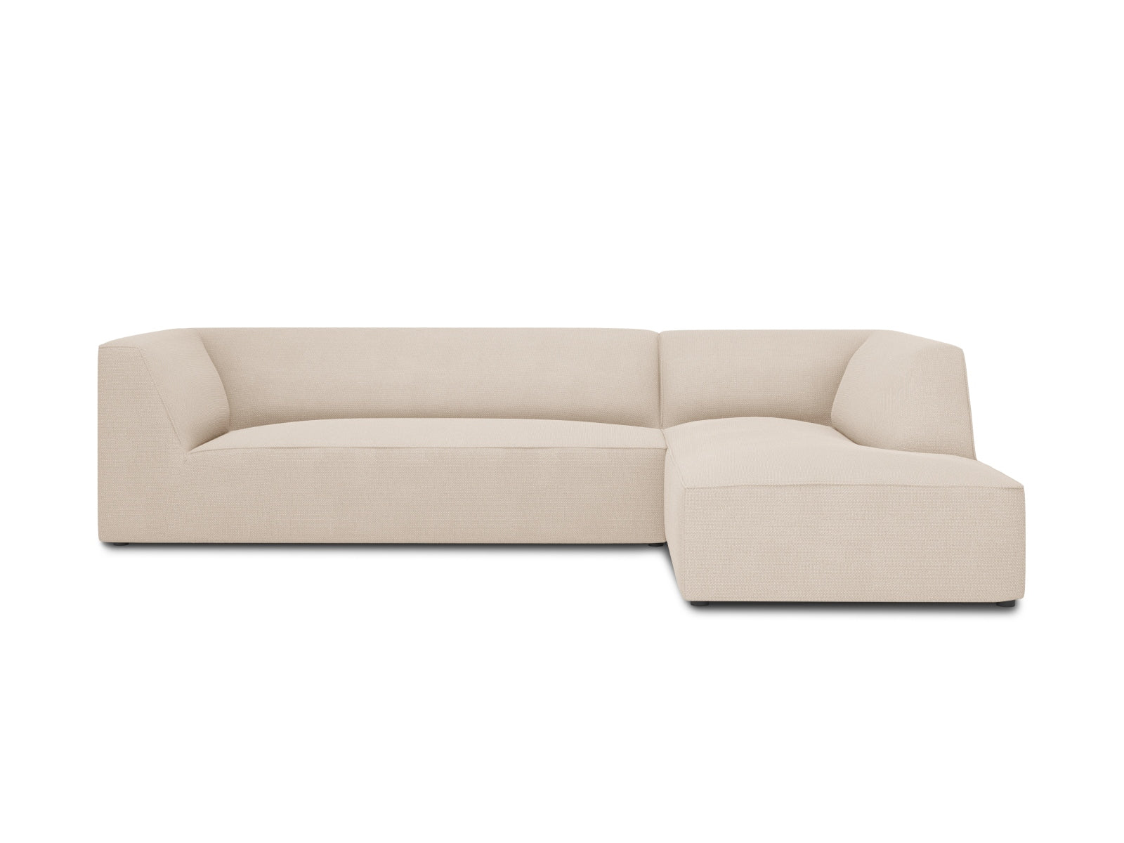 Stylisches Ruby L-Sofa rechts, 4-Sitzer, perfekt für zeitgemäße Einrichtungen, vereint Gemütlichkeit mit ansprechendem Design von Micadoni.