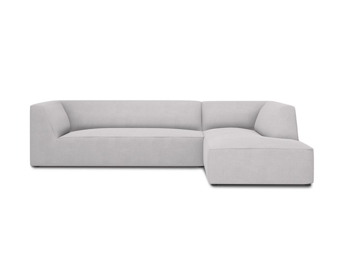 Ruby Modulares Ecksofa rechts 4 Sitzer in Light Grey-Ottawa präsentiert im Onlineshop von KAQTU Design AG. L-Sofa rechts ist von Micadoni